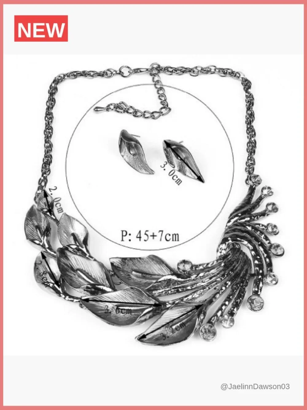 Chunky Bib Earrings and Necklace Set – Ethnic Style Jewelry